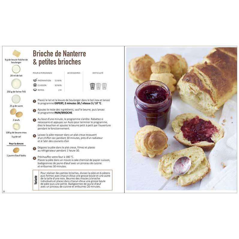 LIVRE PAINS, BRIOCHES ET VIENNOISERIES