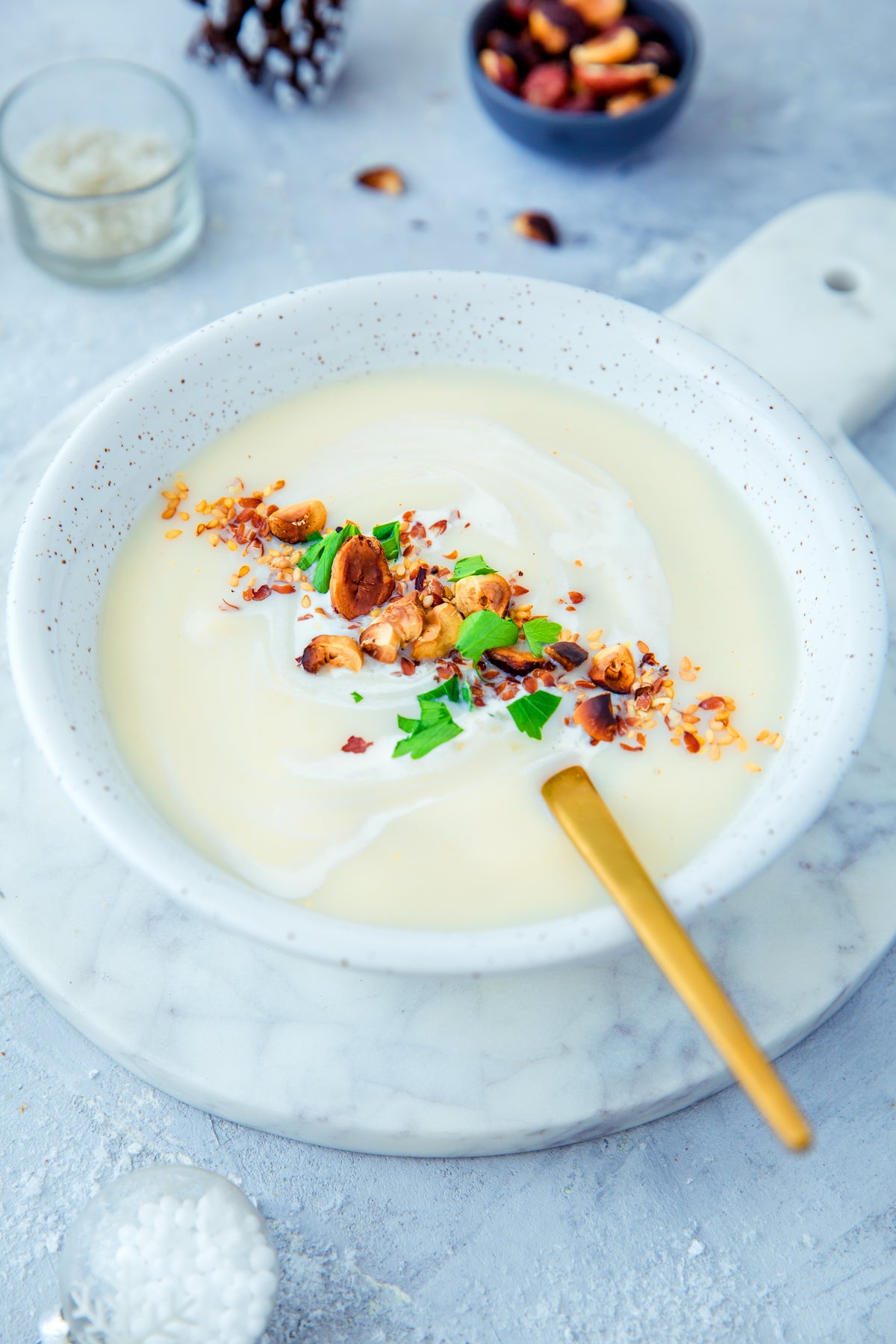 Soupe de panais et pomme