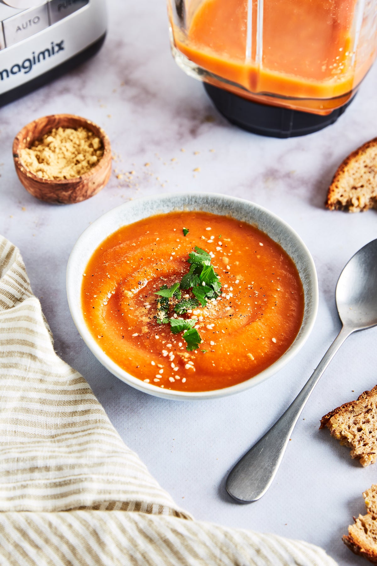 Purée de bébé à la carotte, patate douce et butternut