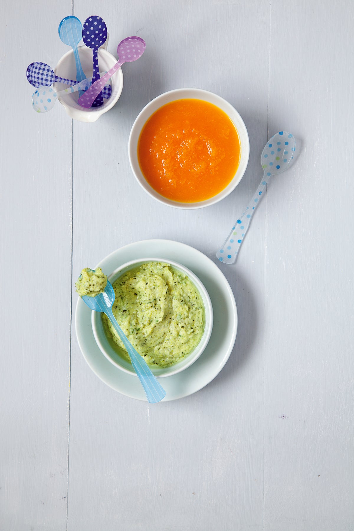 Purée de courgettes au cerfeuil