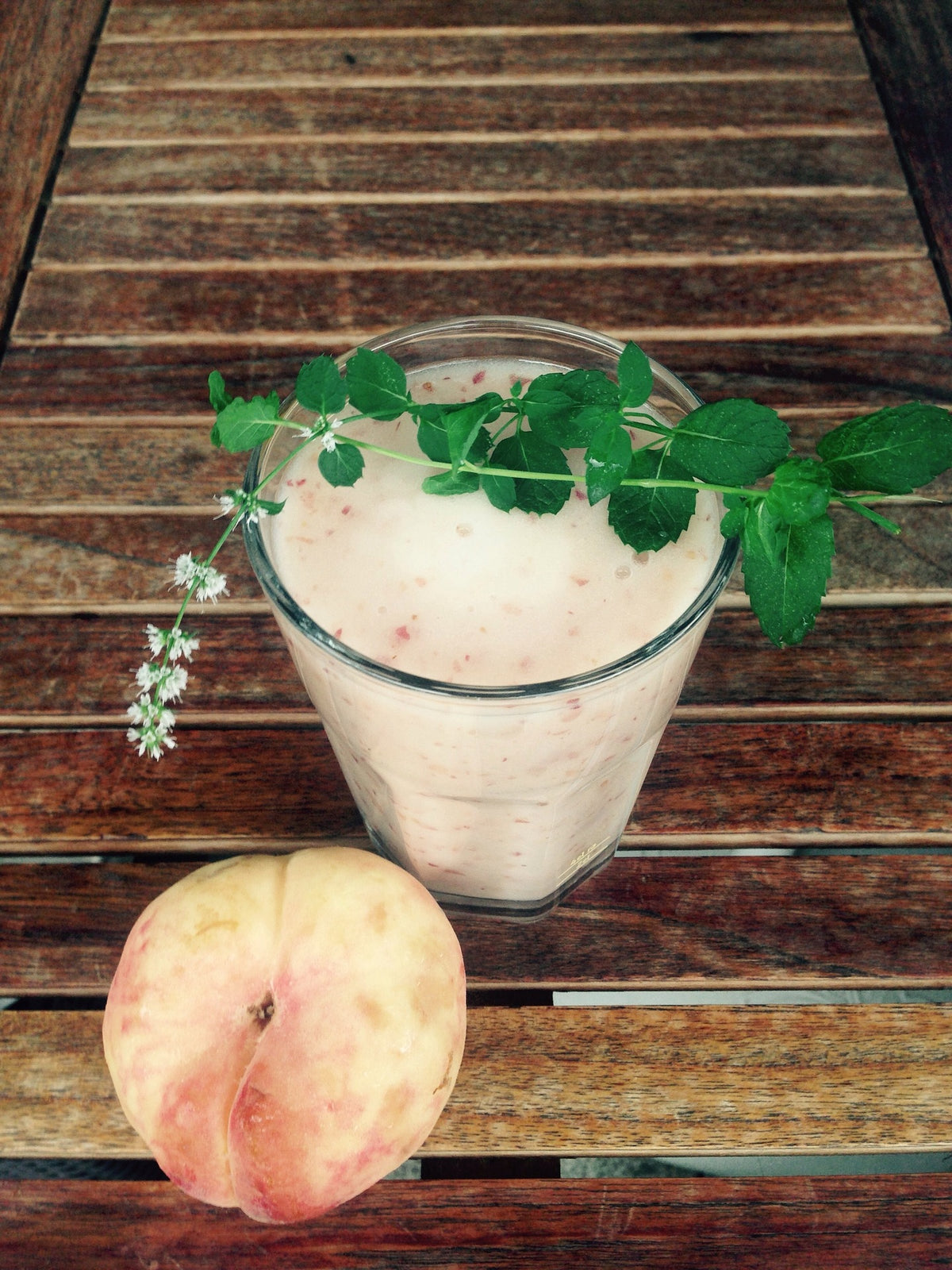 Smoothie banane et nectarine