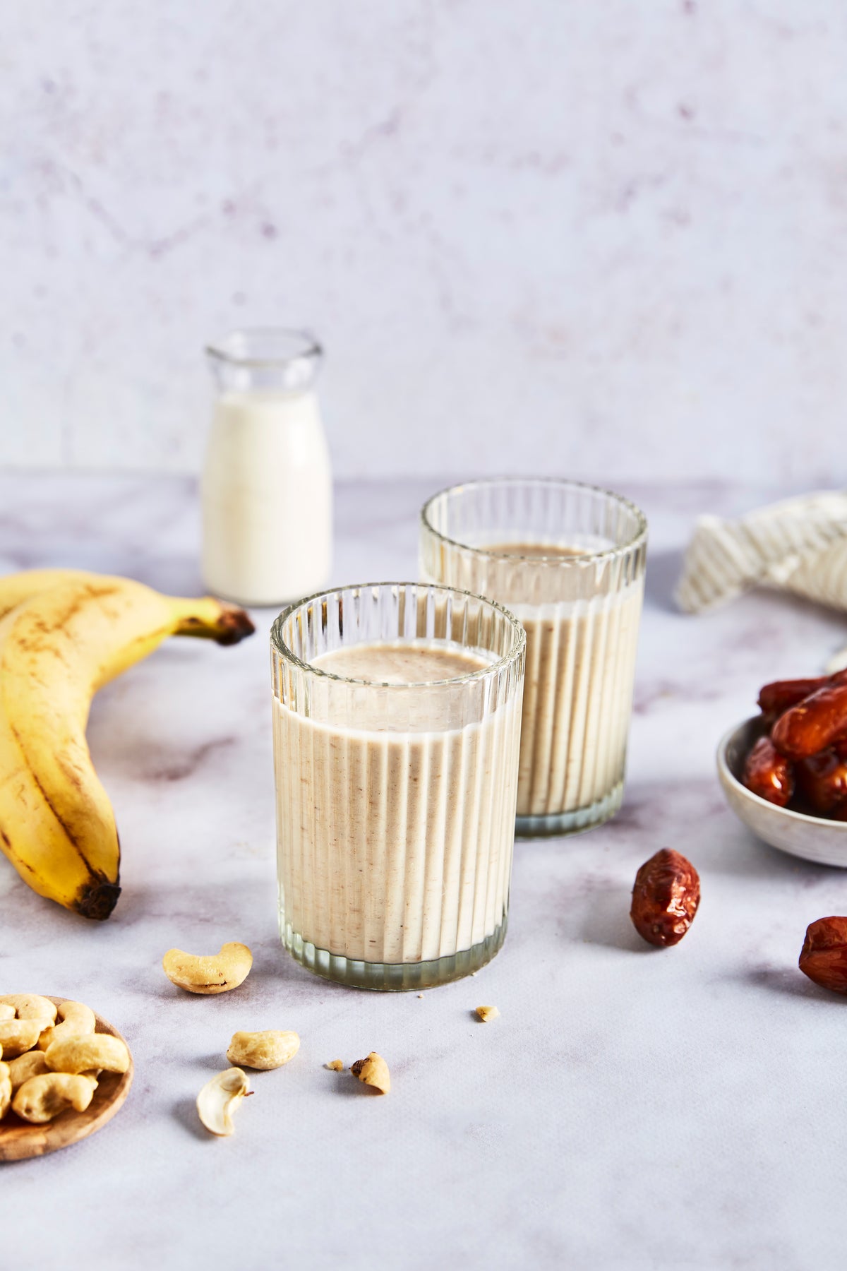 Milkshake banane au lait de soja