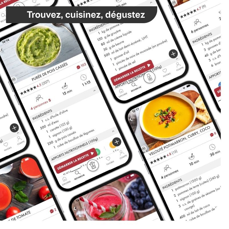 Application Magimix gratuite pour vous inspirer et découvrir de nouvelles recettes