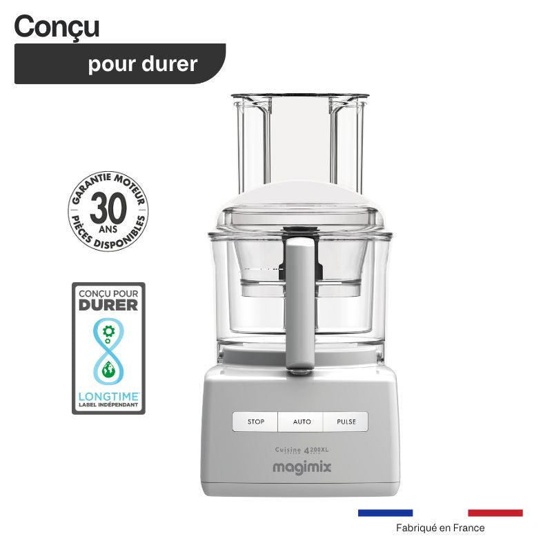 Robot multifonction CS 4200 XL blanc conçu pour durer et fabriqué en France