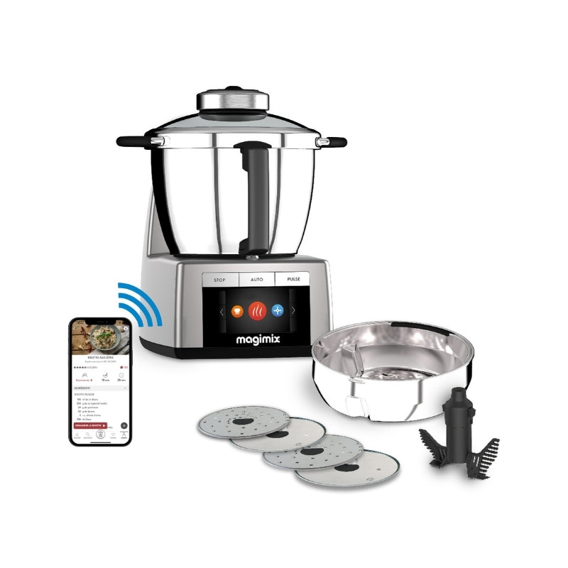 Vue de face du Cook Expert Connect et les accessoires inclus
