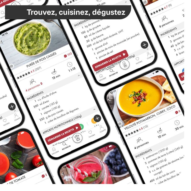 Application Magimix gratuite pour vous inspirer et découvrir de nouvelles recettes