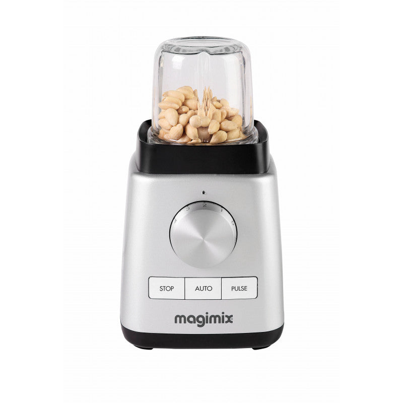 Mini Bol installé sur la base du Blender Power et contenant des pignons de pin