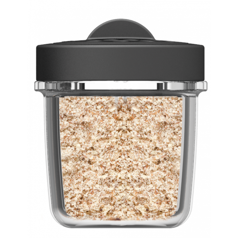 Vue de face du Mini Bol contenant une poudre d'amandes