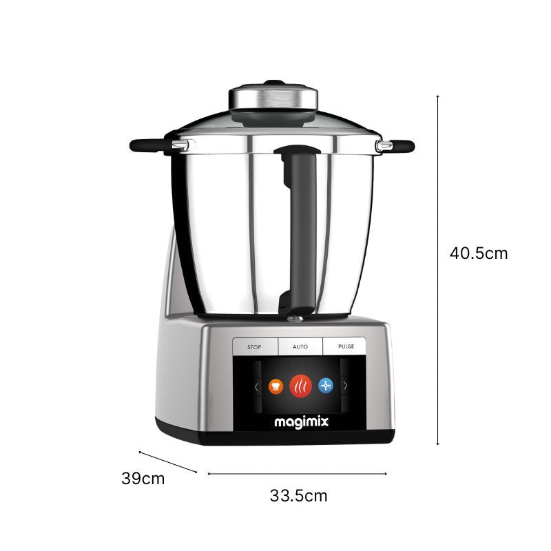 Vue de face du Cook Expert XL et ses dimensions