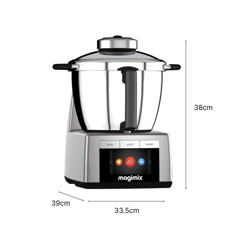 Vue de face du Cook Expert Connect et ses dimensions