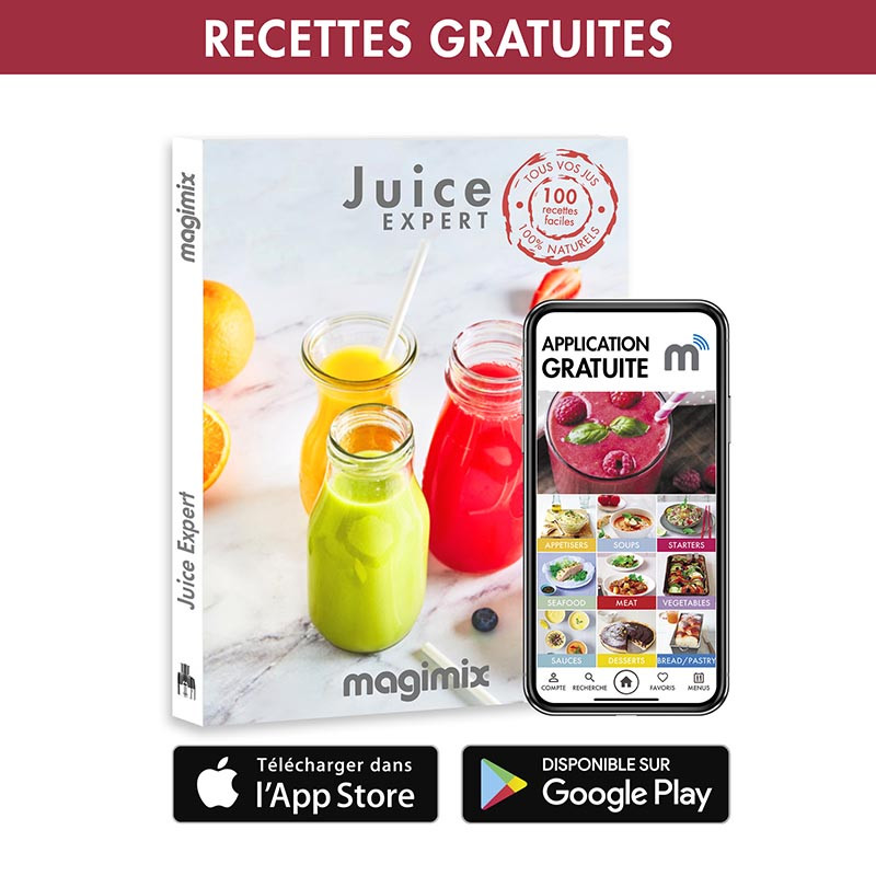 disque éminceur/râpeur 2mm du coupe légumes Juice Expert Magimix