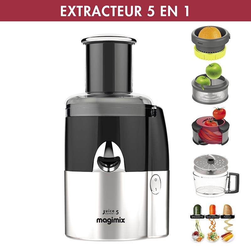 Juice Expert 5 Magimix, 5 En 1, Extracteur De Jus Multifonction