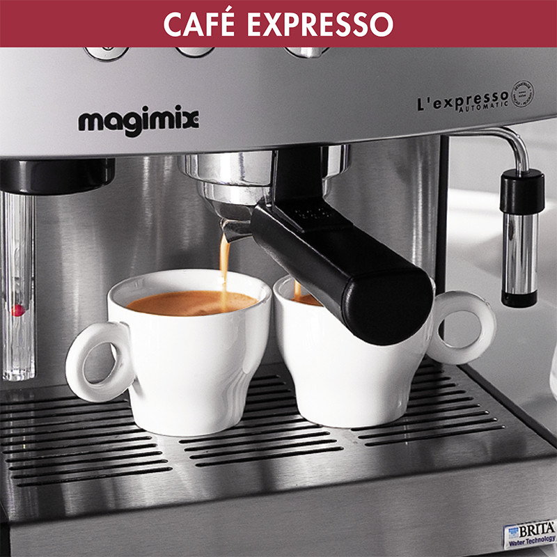 L'Expresso automatic, café moulu ou dosettes et pour faire un