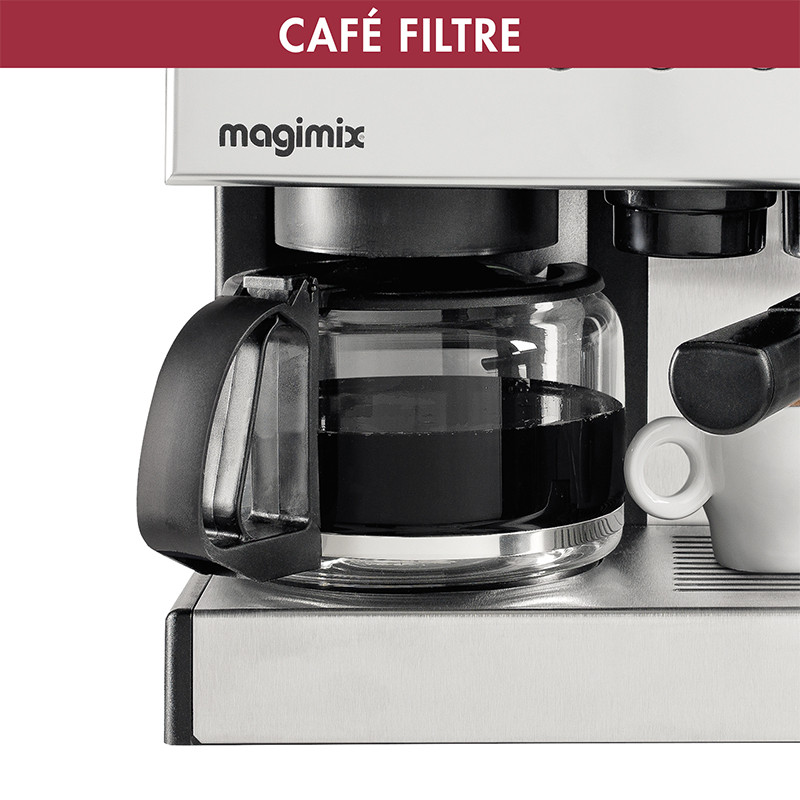 Machine Expresso noire automatique Magimix pour café moulu