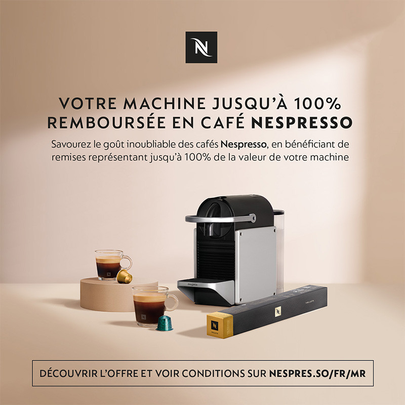 Machine à Capsules Nespresso Chromé Citiz - 11316 - MAGIMIX