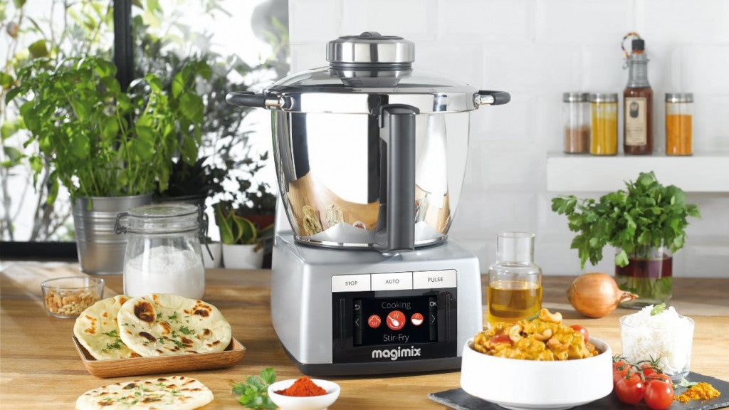 What are some healthy recipes using the Magimix Thermo cooker Cook Expert?