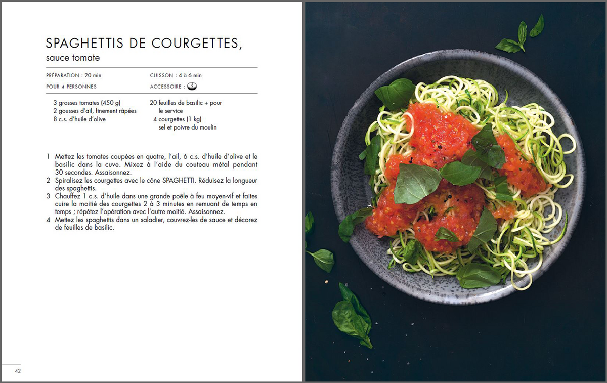 LIVRE SPAGHETTIS DE LEGUMES
