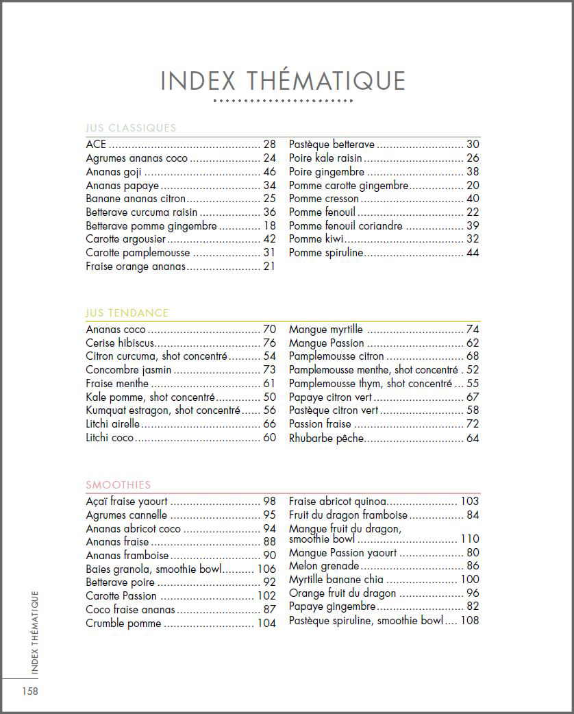 LIVRE JUS VITAMINES
