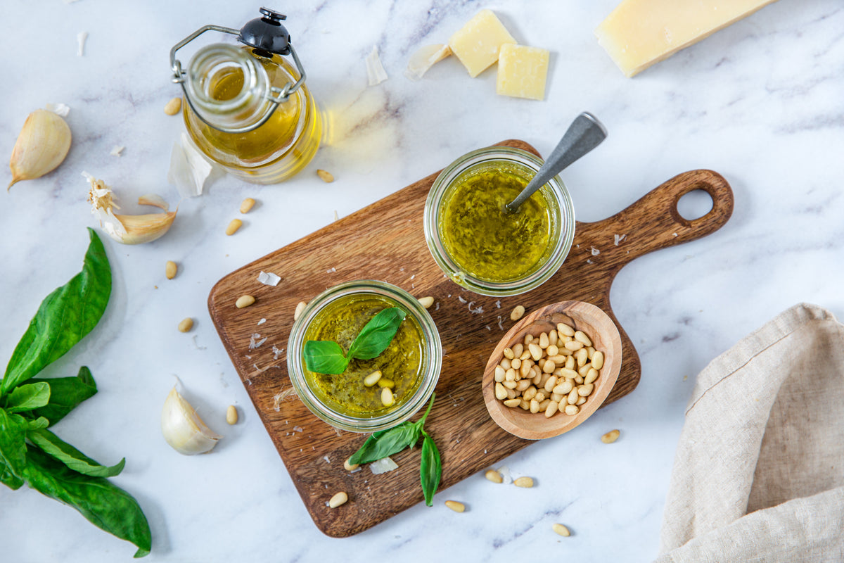 Pesto maison préparé avec le robot multifonction Magimix