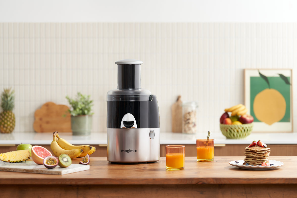 L'extracteur de jus Magimix intégré dans une cuisine moderne