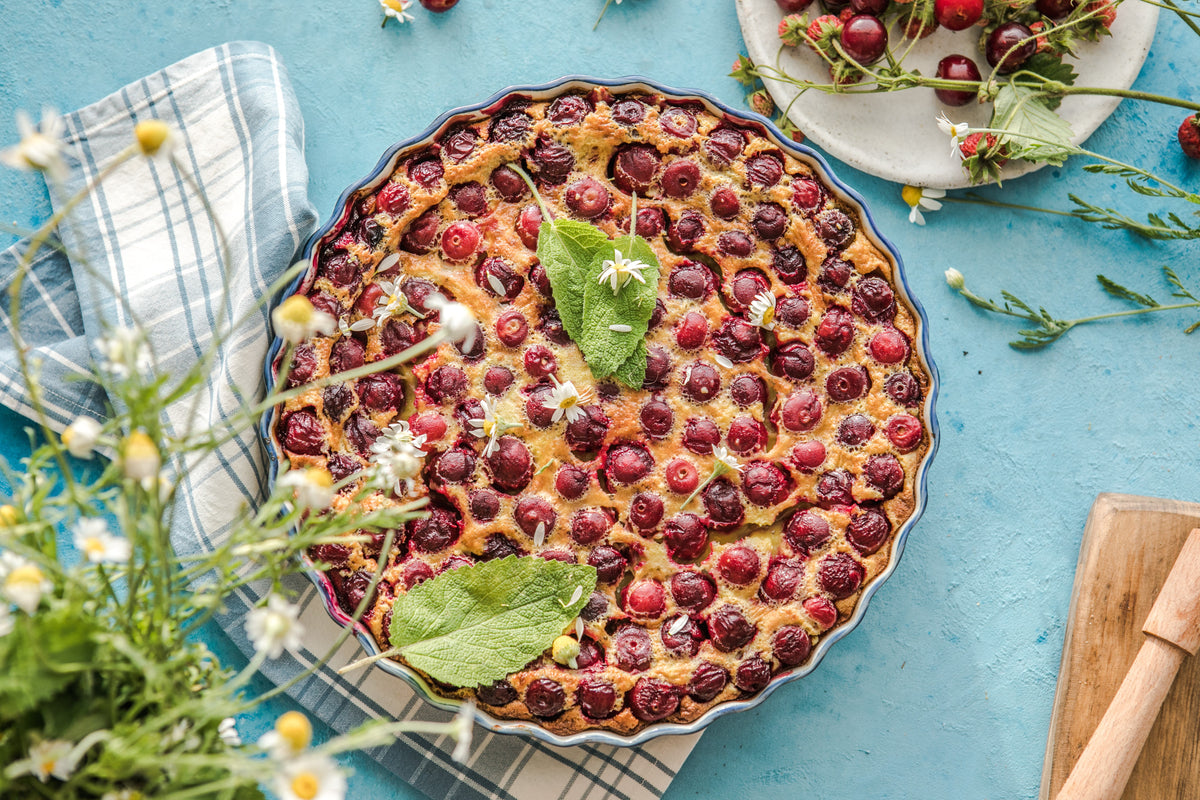 Clafoutis amandine-cerises