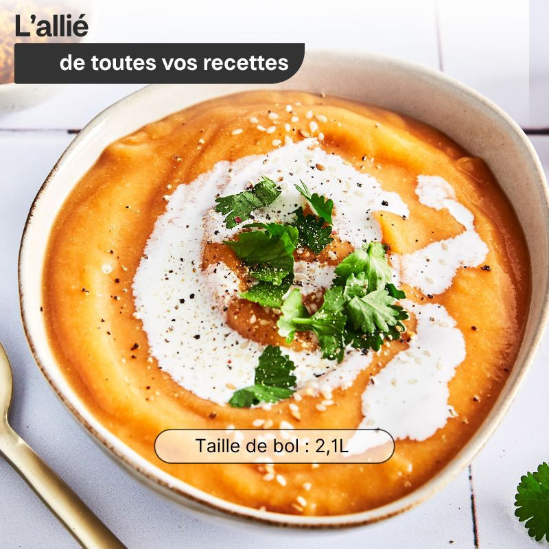 Blender Power 3, l’allié de toutes vos recettes, avec un bol d’une capacité de 2,1 L
