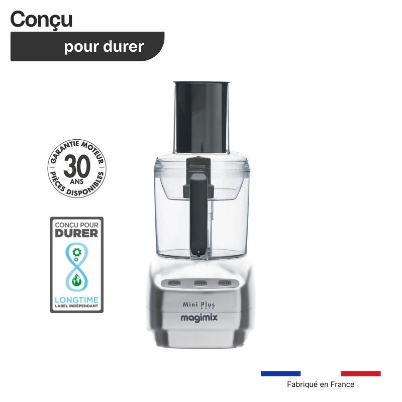 Mini Plus chrome mat conçu pour durer et fabriqué en France