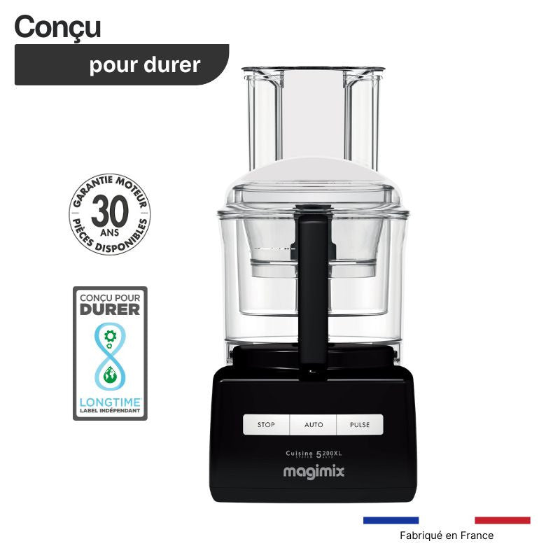 Robot multifonction CS 5200 XL premium noir conçu pour durer et fabriqué en France