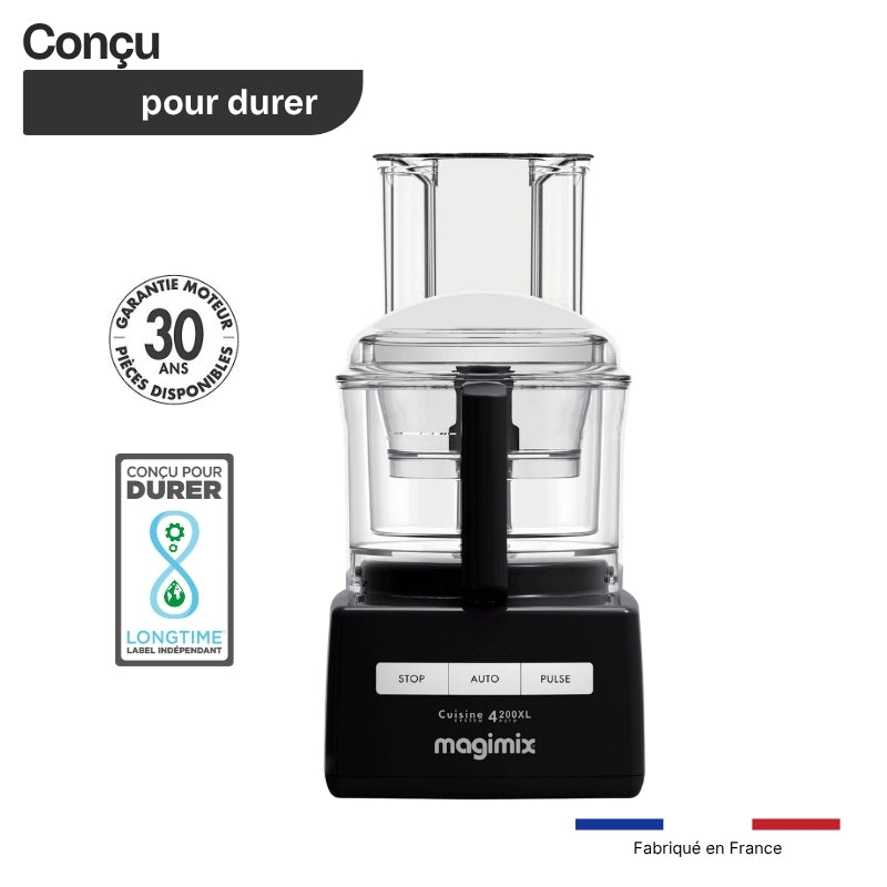 Robot multifonction CS 3200 XL noir conçu pour durer et fabriqué en France