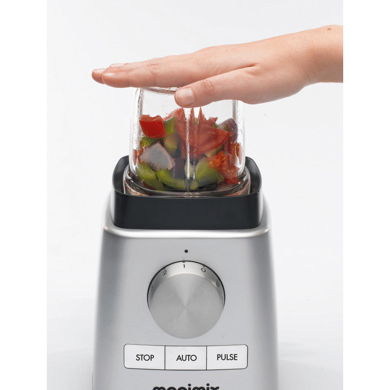 Le Mini Bol, accessoire compatible avec le Blender Power, permet de mixer de petites quantités de légumes