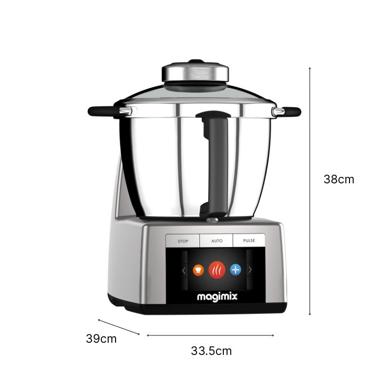 Vue de face du Cook Expert et ses dimensions