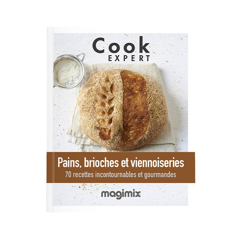 Vue de face du livre Pains, brioches et viennoiseries