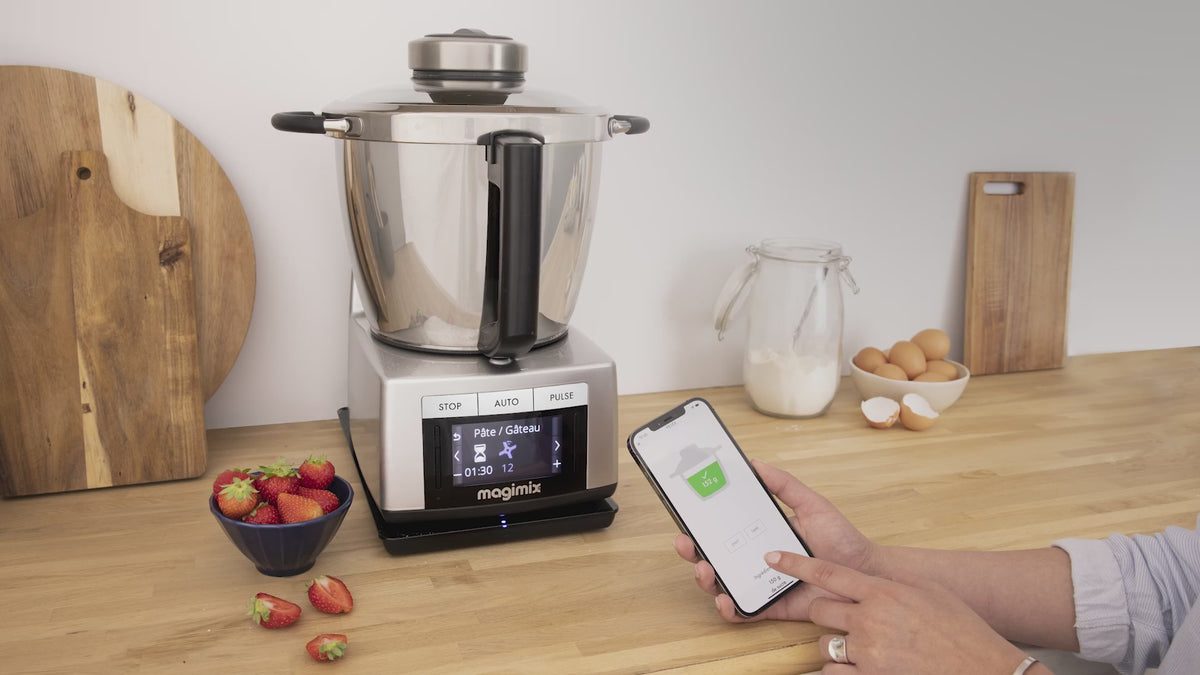 Vidéo explicative présentant la gamme Cook Expert Connect Magimix et ses fonctionnalités