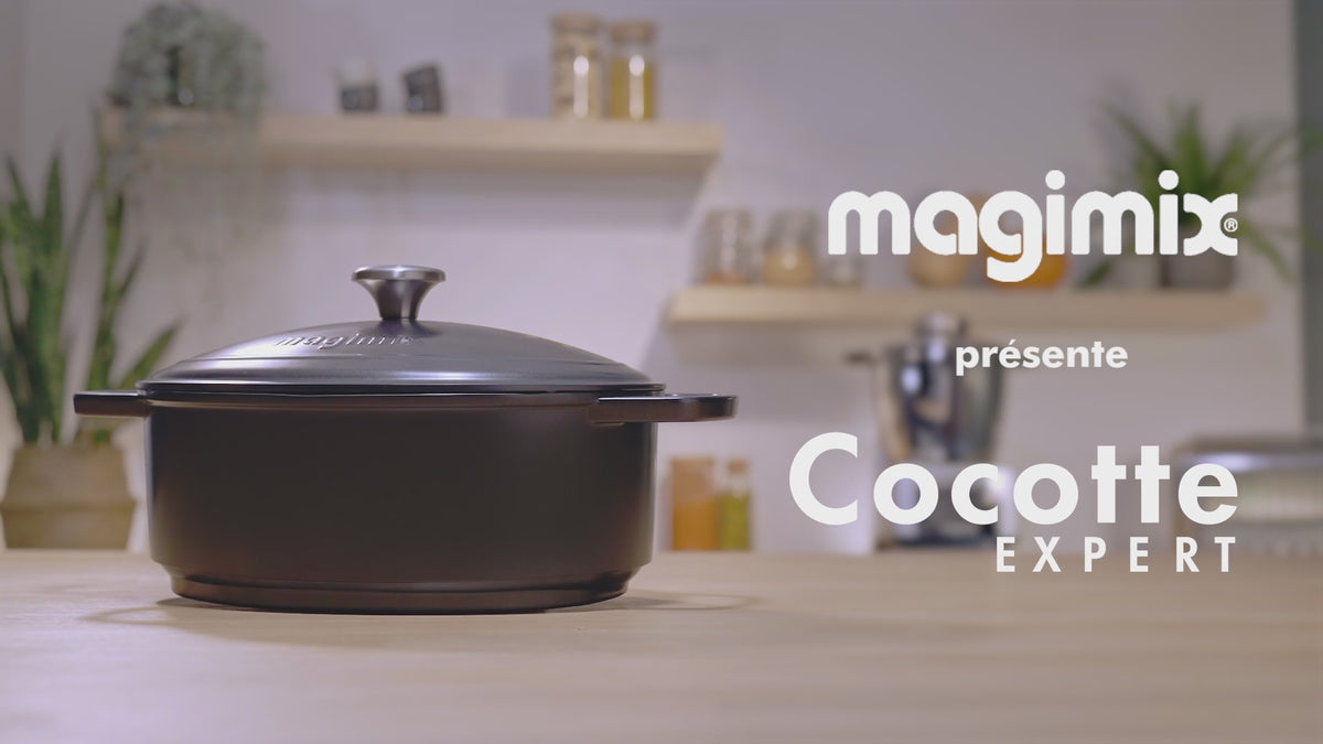 Vidéo explicative présentant la Cocotte Expert Magimix et ses fonctionnalités